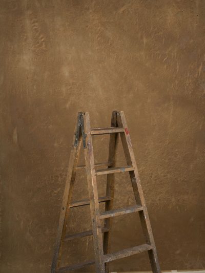 Brown Hand Painted Backdrop Mid Text M Size 15474a