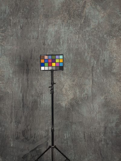 Cold Grey Hand Painted Backdrop Mid Text M Size 15472 Ton