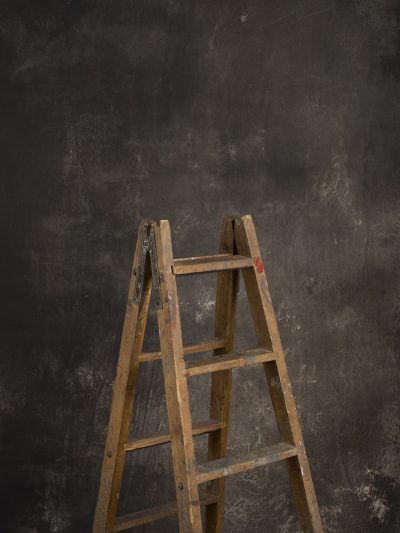 Dark Grey Hand Painted Backdrop Mid Text ST Size 15513a